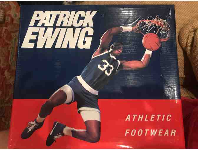 NBA Legend Patrick Ewing Autographed 33 Hi Sneakers (Size 11)