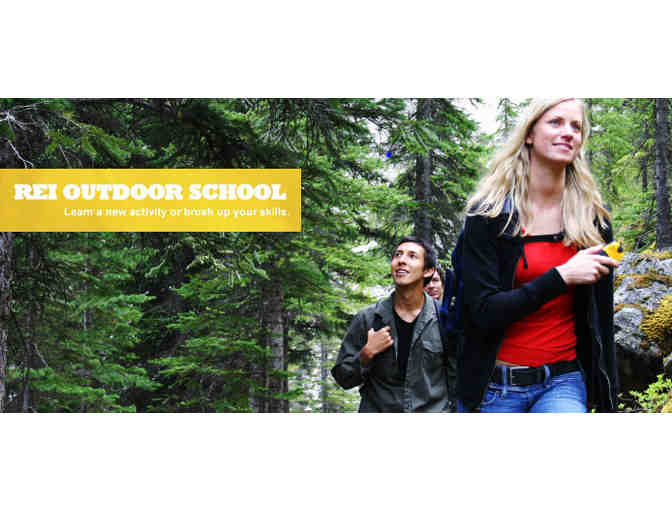 REI Outdoor School Class + Backpacks, Maps & Water Bottles for Two