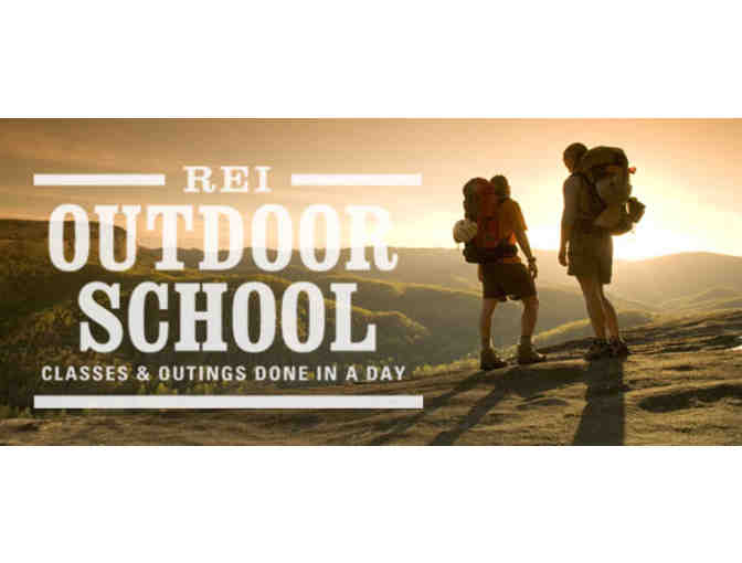 REI Outdoor School Class + Backpacks, Maps & Water Bottles for Two
