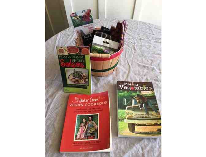 A Gardener's Bounty Basket: Gardening and Cook Books, Seeds and More!