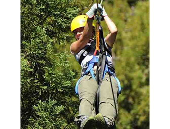 A Sonoma Canopy Tours Gift Certificate for Two Weekday Flights