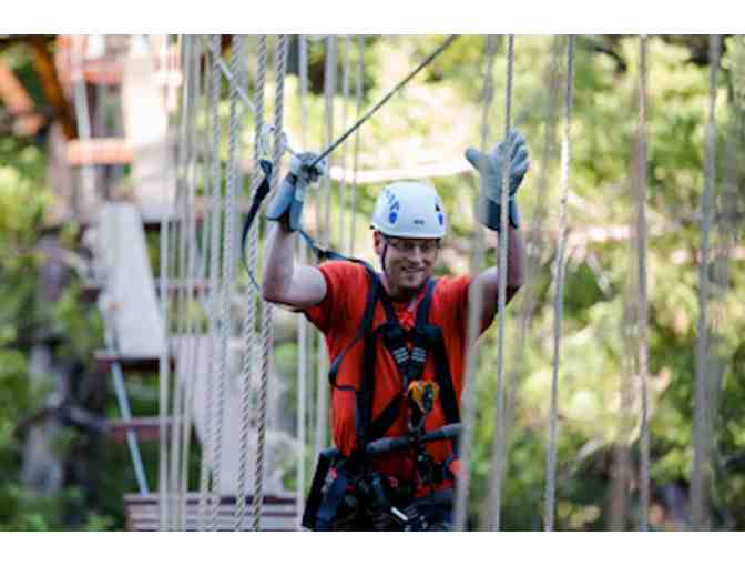 A Sonoma Canopy Tours Gift Certificate for Two Weekday Flights