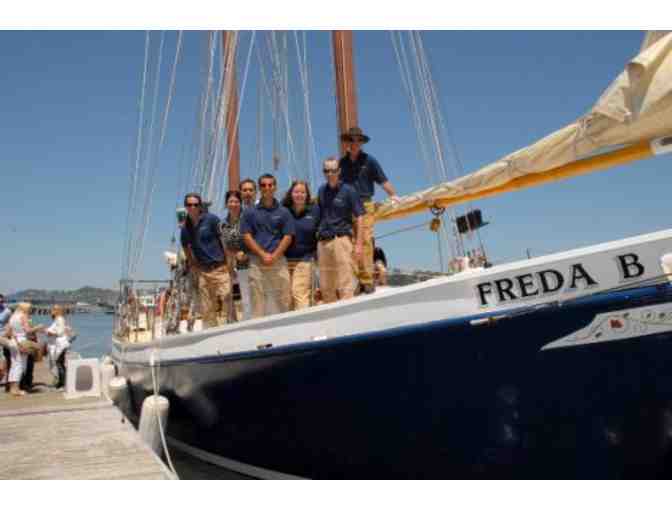 A Sunday Morning Schooner Sail for 2 Aboard the Schooner Freda B with SF Bay Adventures