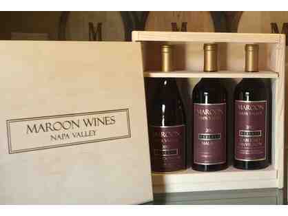 Maroon Wine 3-pack 2012 Reserve Chardonnay, 2012 Malbec, 2012 Reserve Coombsville Cabernet