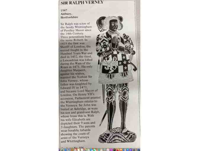 Make Your Own Brass Rubbings with Sir Ralph