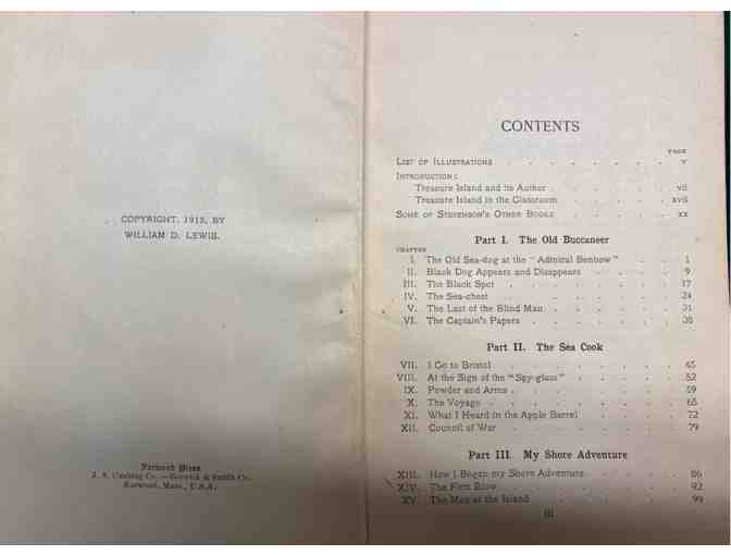 Treasure Island by Robert Louise Stevenson