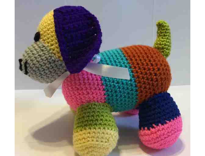 Crocheted Patchwork Pup