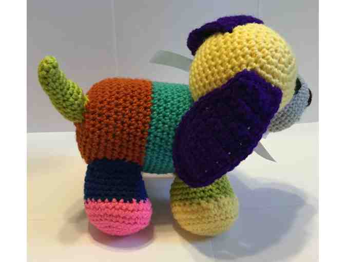 Crocheted Patchwork Pup