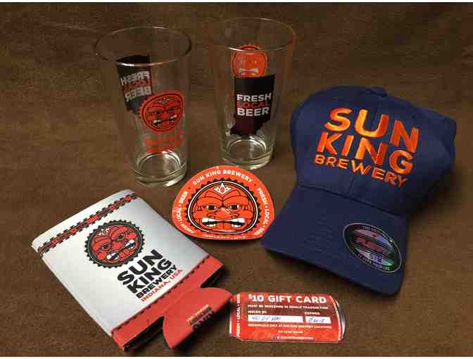 Sun King Brewery with $10 gift card!