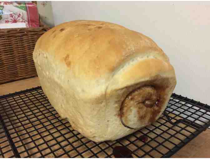 Homemade Cinnamon Swirl Bread - TWO loaves