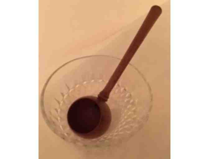 Cherry and Walnut Wooden Dry Scoop