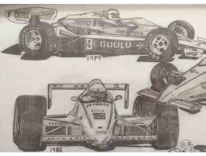 Framed Pencil Drawing - Rick Mears