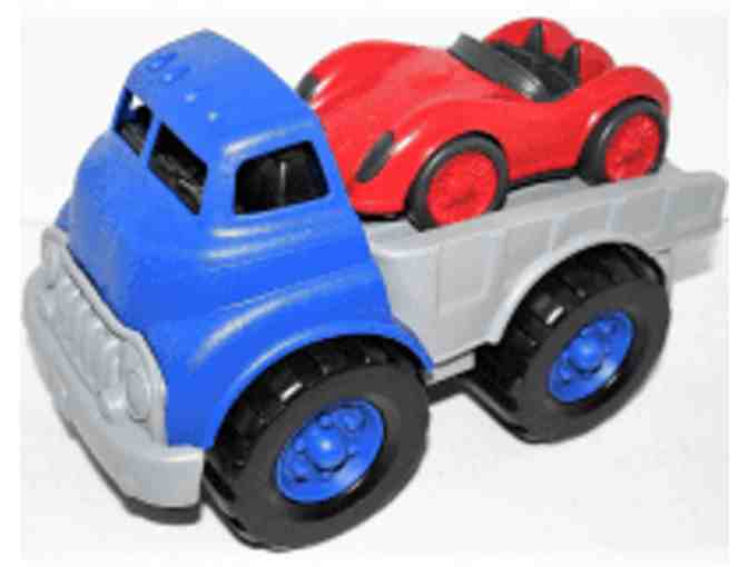 Green Toys Flatbed Truck and Race Car