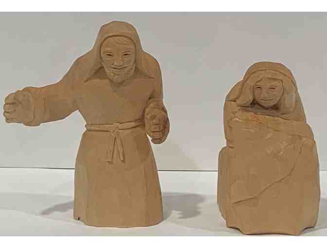 Woodcarving - Joseph, Mary & Babe