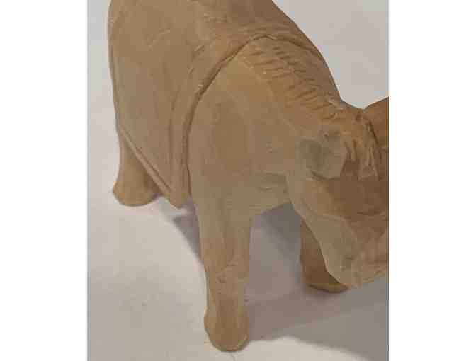 Woodcarving - Donkey with Blanket
