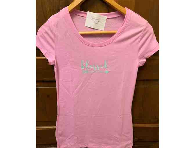 T-shirt - Pink - "Blessed" - Photo 1