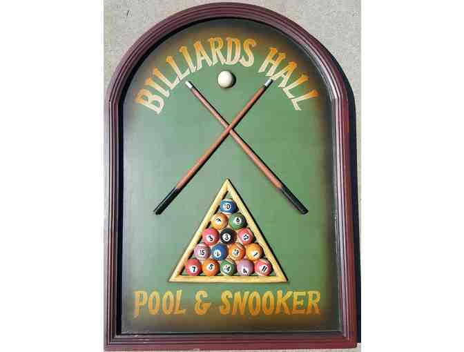 Billiards Hall Game Room Wall Art - Photo 1