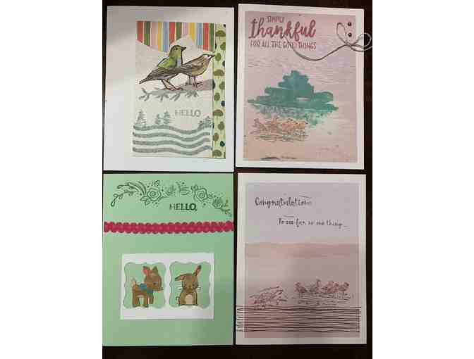 Note Cards - Variety pack of 20 Handmade Cards with Envelopes