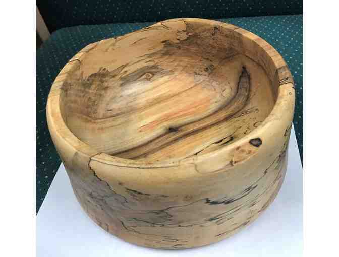 Handcrafted Splatted maple bowl - Photo 1