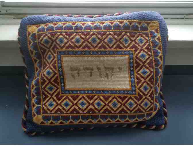 Handcrafted and Customized Needlepoint Tallis Bag