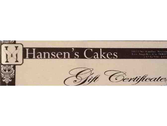 Hansen's Cakes $100 Gift Certificate