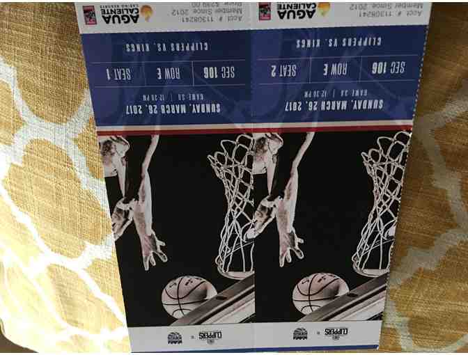 Clippers Tickets (2) vs. Kings