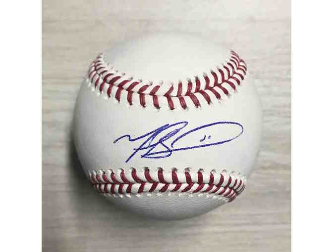 Mookie Betts Autographed Baseball