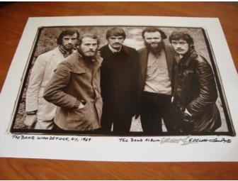THE BAND Signed Lithograph - The Band album cover
