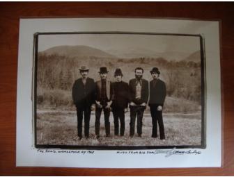 THE BAND Signed Lithograph - Music From Big Pink