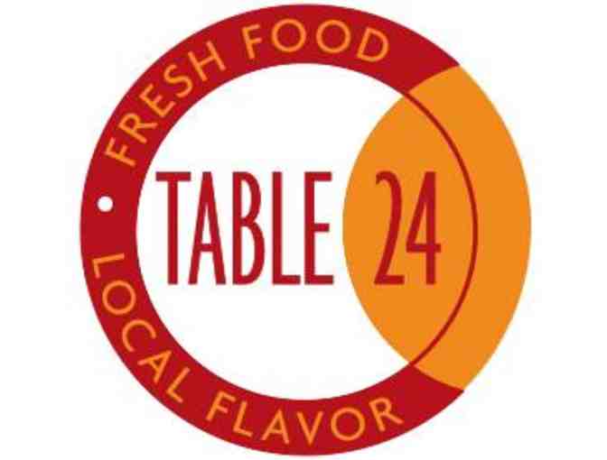 $50 Gift Certificate to Table 24