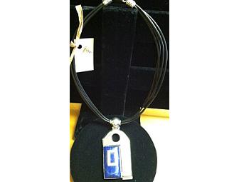 Tuareg Silver and Lapis Necklace