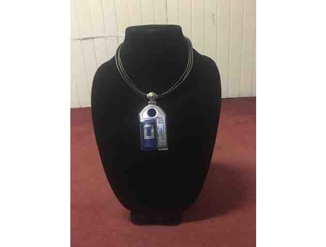Tuareg Silver and Lapis Necklace