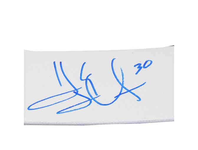 Steiner Sports: HENRIK LUNDQVIST AUTOGRAPHED RED & WHITE GAME MODEL STICK (SIGNED IN BLUE)