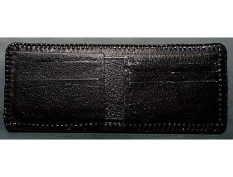 Hand Stitched--Embossed Leather Wallet---Eagle