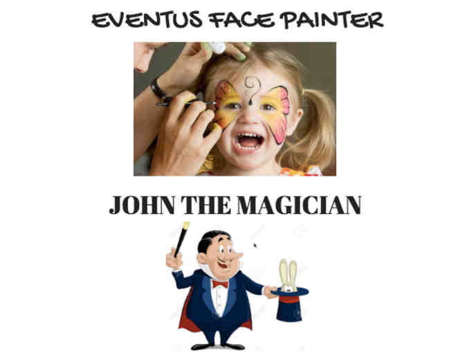 Create a magical party with EVENTUS' FACEPAINTER & JOHN THE MAGICIAN - Photo 1