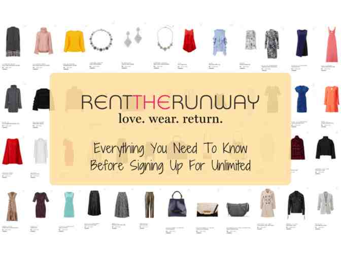 1 Month of Unlimited to Rent the Runway