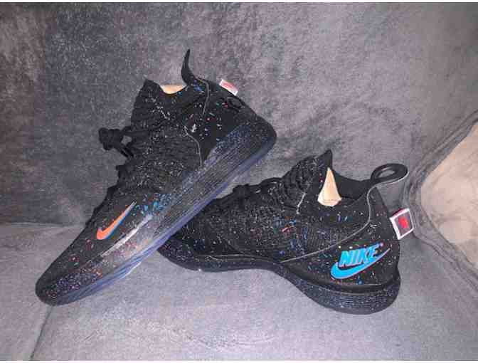 Kevin Durant Signed Jersey + Sneakers in Display Cases w/ Certificate of Authenticity