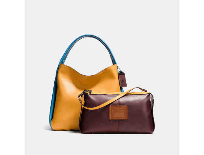 Coach Bandit Hobo in Colorblock Leather - Photo 3
