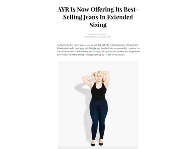 $150 AYR Gift Certificate