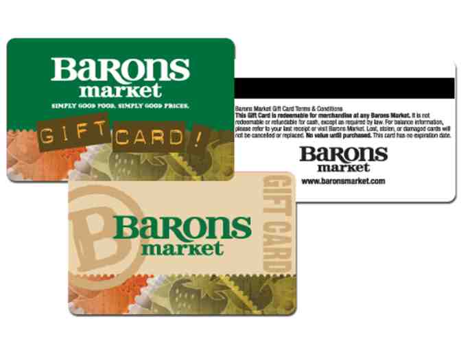 $25 BARON'S Market Gift Card