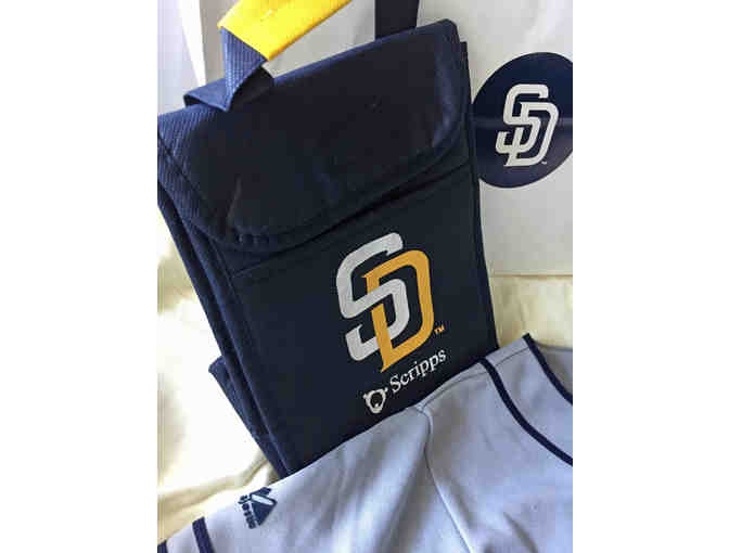 Padres Gift Bag with Youth Jersey and Cap