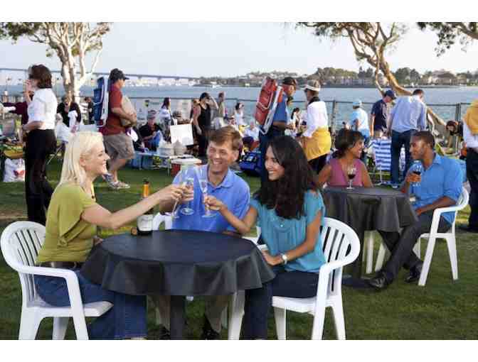 (2) guests to San Diego Symphony 2017 Bayside Summer Nights