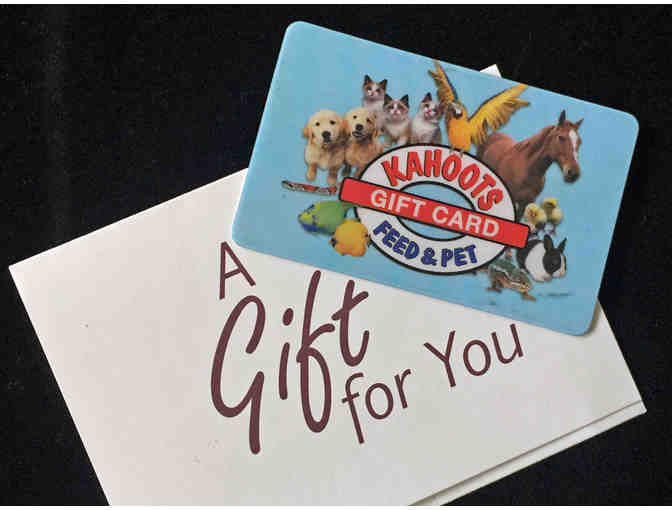 $25 Gift Card for Kahoots Feed & Pet Store