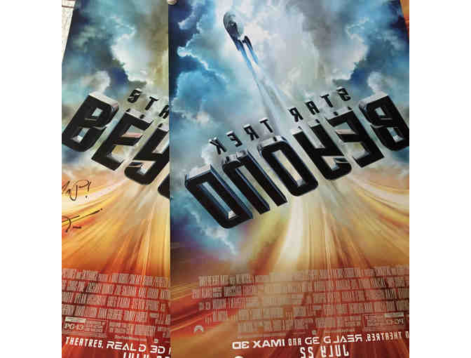 Autographed Star Trek Beyond Double-Sided Movie Poster