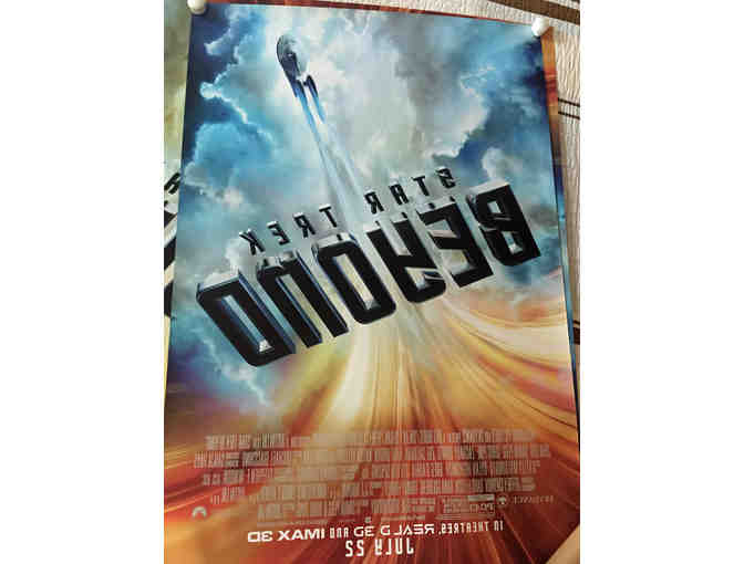 Autographed Star Trek Beyond Double-Sided Movie Poster