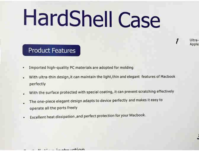 Macbook Air Hardshell Case for 13' - New