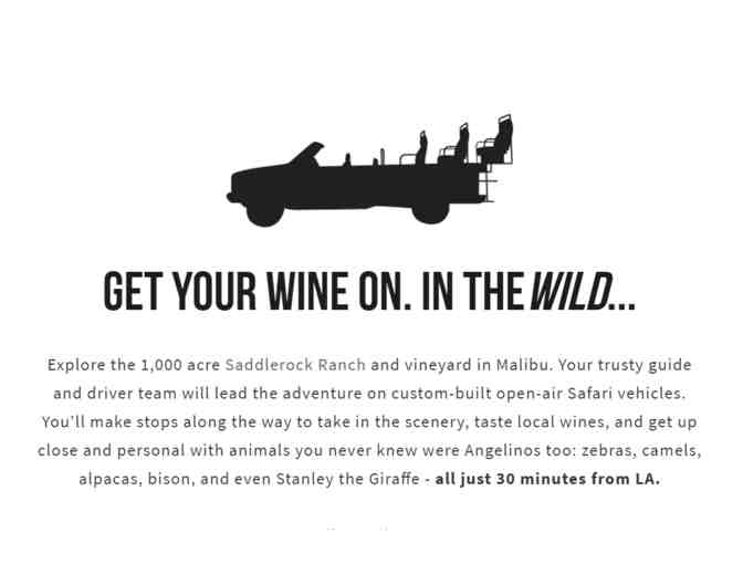 Malibu Wine Safari for 2