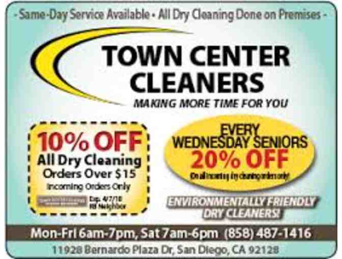 $25 Certificate for Dry Cleaning Service by Town Center Cleaners