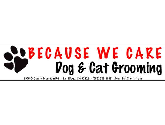Because We Care Dog Grooming