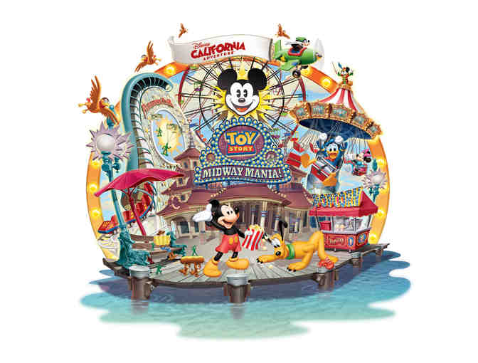(4) FOUR 1-Day Hopper Tickets to Disneyland & Disney California Adventure Parks